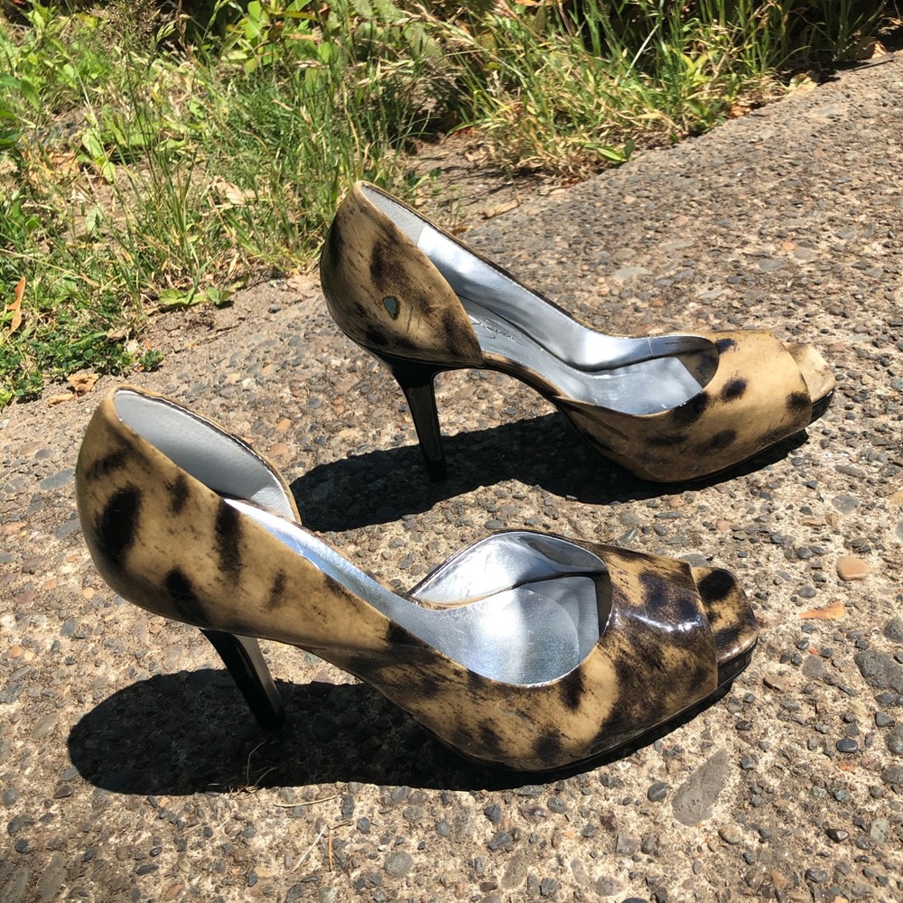 Fun leopard print heels